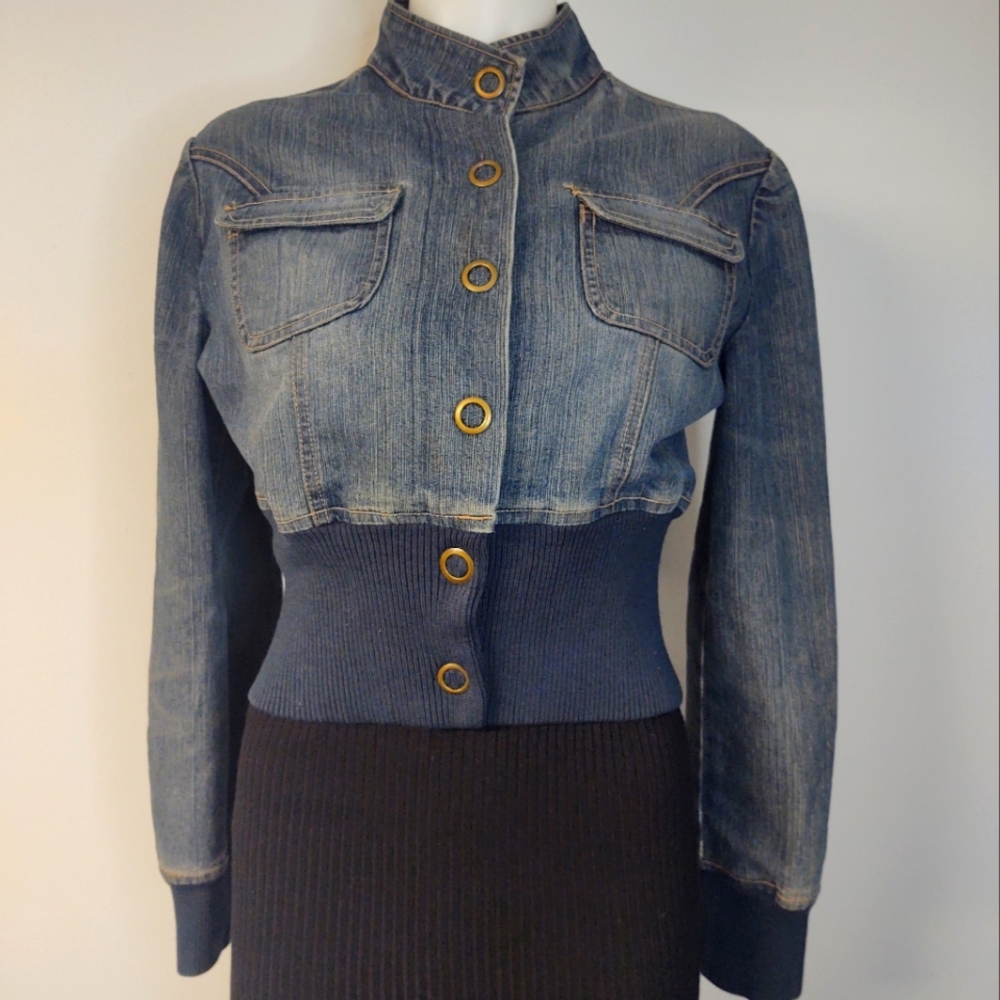 Women's Crop Jean Jacket